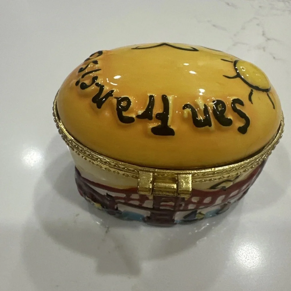 San Francisco Hinged Trinket Box City Bridge SNCO